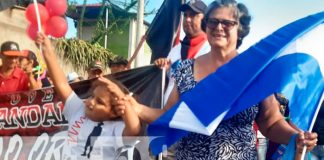 Militancia de Granada realiza caminata ¡Patria Bendita y Soberana!