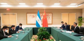 Cancillería de Nicaragua y China se reúnen al margen de la asamblea de la ONU