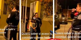 En la serenata se interpretó “Mi corazón encantado”