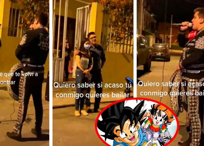 En la serenata se interpretó “Mi corazón encantado”