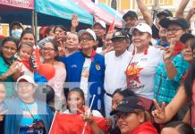 Granada realiza caminata en respaldo a la fórmula del FSLN Granada realiza caminata en respaldo a la fórmula del FSLN