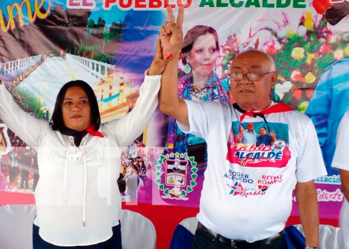 FSLN presenta a los candidatos oficiales a Alcalde y Vicealcalde en Nandaime