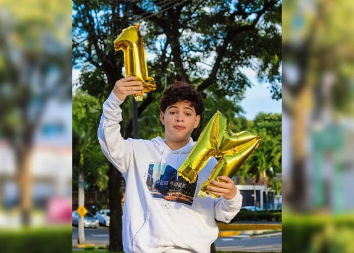 Yahir López el primer niño de Nicaragua en llegar a un millón de seguidores en TikTok