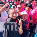 Militantes sandinistas recorren principales calles de Managua