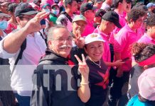 Militantes sandinistas recorren principales calles de Managua Militantes sandinistas recorren principales calles de Managua