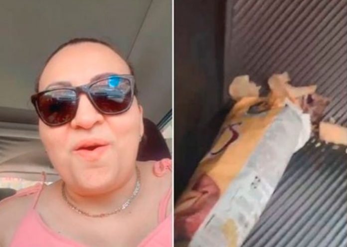 Disponía a comerse una bolsa de papas y casi se trata un ratón muerto