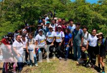 INTUR promueve senderismo en el Volcán Cosigüina, Chinandega
