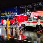 Peatón y motociclista resultan lesionados tras sufrir accidente en Managua Peatón y motociclista resultan lesionados tras sufrir accidente en Managua