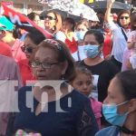 Realizan caminata en celebración a la restitución de derechos, en Estelí Realizan caminata en celebración a la restitución de derechos, en Estelí