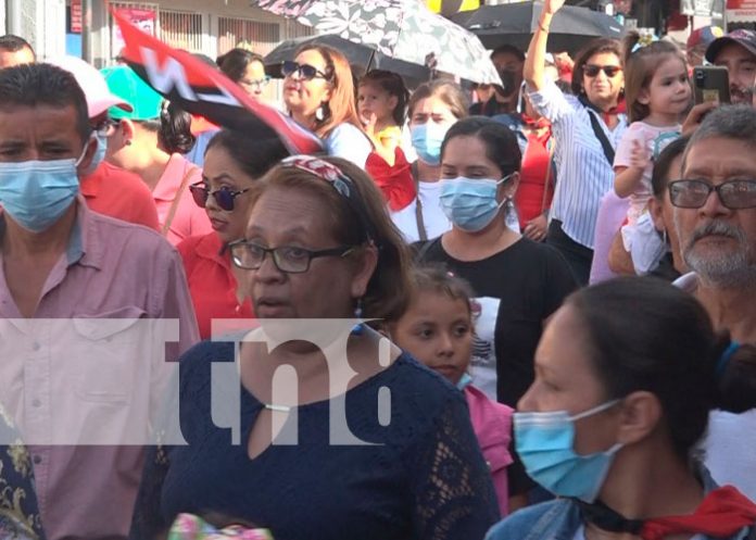 Realizan caminata en celebración a la restitución de derechos, en Estelí