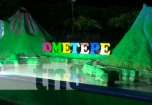 Parque embellecido para las familias y turistas en Ometepe