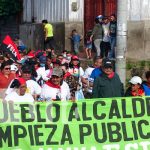 Masaya sale a las calles para saludar a la patria