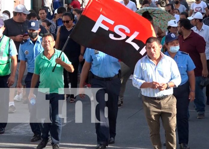 Militancia de Boaco participa en caminata patria bendita y siempre libre