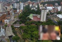 "Adán y Eva": Pareja camina en "boliche" dándose besitos en Colombia (VIDEO)
