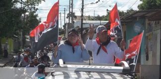 Matiguás ratifica su apoyo al FSLN con una emotiva caravana Matiguás ratifica su apoyo al FSLN con una emotiva caravana