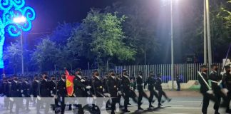 Ejército de Nicaragua preparado para el desfile militar