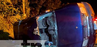 Se salvan de milagro tras sufrir accidente en la Isla de Ometepe