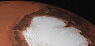 Científicos aseguran que existe agua en el polo sur de Marte