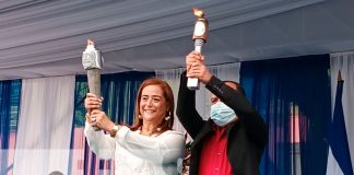 Antorcha de la Libertad llega a Nicaragua