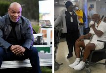 Los «golpes» de la enfermedad ponen a Mike Tyson en silla de ruedas Los "golpes" de su enfermedad ponen a Mike Tyson en silla de ruedas