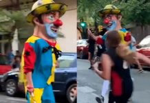 Un payaso que reparte latigazos en España es la sensación de internet Un payaso que reparte latigazos en España es la sensación de internet