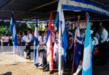 Alegre y colorido desfile patrio en Ometepe