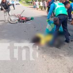 Hombre muere instantáneamente tras accidente de tránsito en Nandaime Hombre muere instantáneamente tras accidente de tránsito en Nandaime