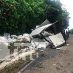Fallas en los frenos de un camión casi deja dos muertos en El Crucero, Carazo Fallas en los frenos de un camión casi deja dos muertos en El Crucero, Carazo