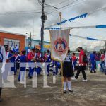 Desfile patrio conmemorando la Batalla de San Jacinto en Bello Horizonte, Managua Desfile patrio conmemorando la Batalla de San Jacinto en Bello Horizonte, Managua