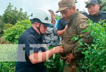 Al intentar rescatar a "Oso" cae a un barranco en El Crucero, Carazo