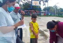 Positivamente se desarrolla jornada de vacunación en barrios de Managua Positivamente se desarrolla jornada de vacunación en barrios de Managua