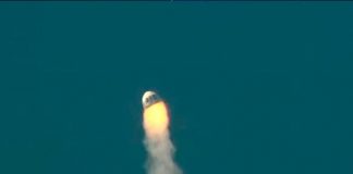 Cohete no tripulado de Blue Origin se incendia en el aire