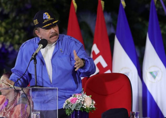 PRES-PN Presidente de Nicaragua, Daniel Ortega, en acto del 43 aniversario de la Policía Nacional