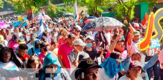 Managua celebra multitudinaria caminata en saludo a las fiestas patrias