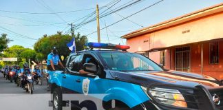 Diana en saludo al 43 aniversario de la Policía Nacional y saludo a la Patria Ocotal