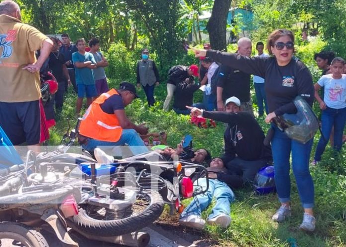 accidente la Policía de Tránsito de Tipitapa investiga el accidente