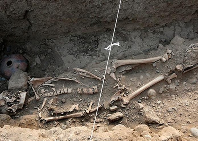 Hallan en Perú restos de dos infantes sacrificados