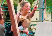 Amber Heard reaparece y de la mejor manera… «paseando con su hija» Amber es vista paseando con su hija Oonagh