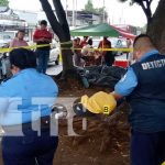 Un anciano se desplomó en una de las calles de Managua, para no levantarse más
