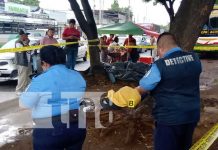 Un anciano se desplomó en una de las calles de Managua, para no levantarse más