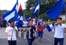 Antorcha llega a La Perla del Septentrión, Matagalpa