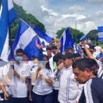 Antorcha de la Libertad llega con estudiantes de Managua
