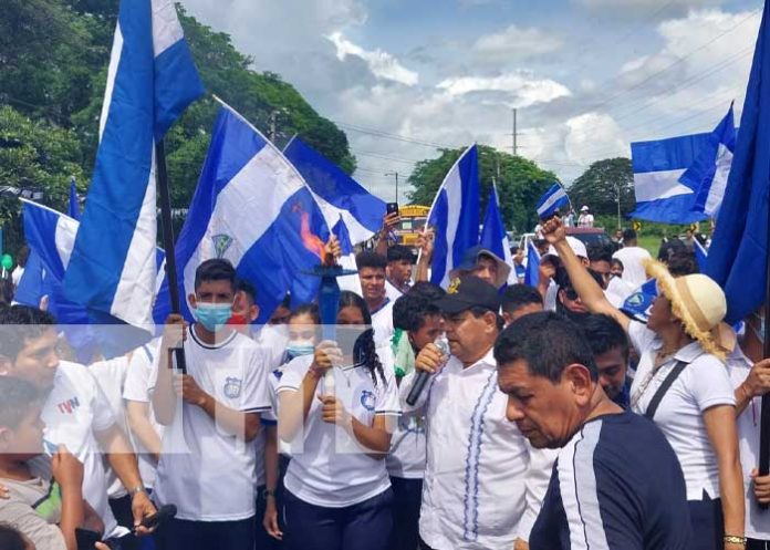 antorcha-libertad-1 Antorcha de la Libertad llega con estudiantes de Managua