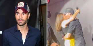 El apasionado beso en la boca de Enrique Iglesias 