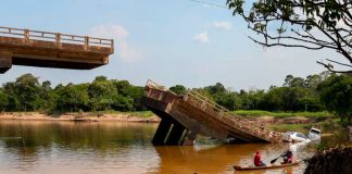 Al menos tres muertos y 14 heridos en Brasil tras el colapso de un puente