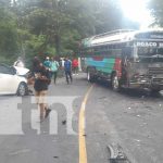 Trágico accidente de tránsito entre Muy Muy y Boaco, jurisdicción Matagalpa