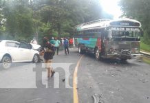 Anciana fallece tras accidente entre bus y carro en Matagalpa Trágico accidente de tránsito entre Muy Muy y Boaco, jurisdicción Matagalpa