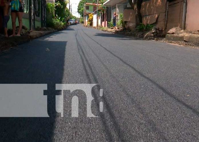 Avanza el proyecto de mejoramiento vial en el Distrito VI de Managua