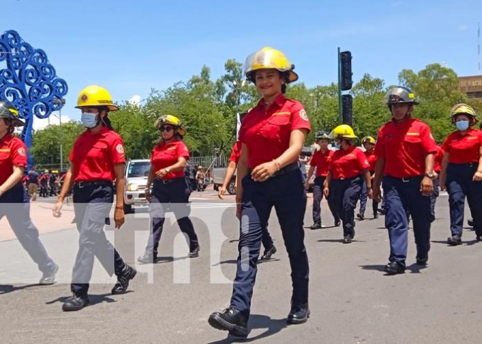 Cuerpo de Bomberos de Managua celebra aniversario