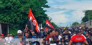 Managua: realizan caravana en saludo a las fiestas patrias